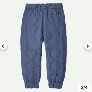 Patagonia Worn Wear Baby Quilted Puff Joggers size 3T